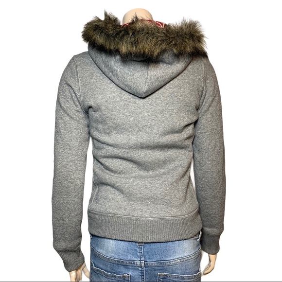 Aeropostale Grey Women’s Jacket/Sweater Size Small - Picture 6 of 12